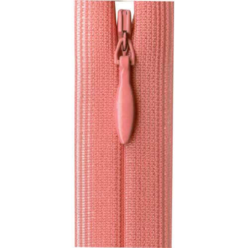 COSTUMAKERS — Invisible Closed-End Zipper 55cm (22"") — Coral Pink — 55 cm (22") — 1780