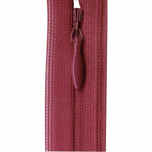 COSTUMAKERS 55 cm (22 in) Invisible Closed End Zipper – Plum