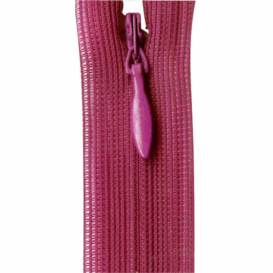 COSTUMAKERS Invisible Closed End Zipper 55cm (22") - Magenta