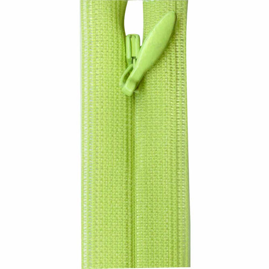 COSTUMAKERS — Invisible Closed-End Zipper 55cm (22"") — Lime — 55 cm (22") — 1780