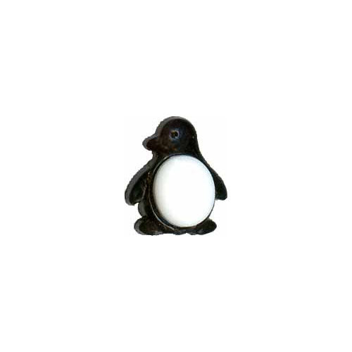 ELAN Novelty Shank Button - Black - 15mm (5/8") - Penguin