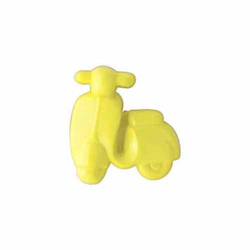 ELAN Novelty Shank Button - Green - 18mm (3/4") - Moped