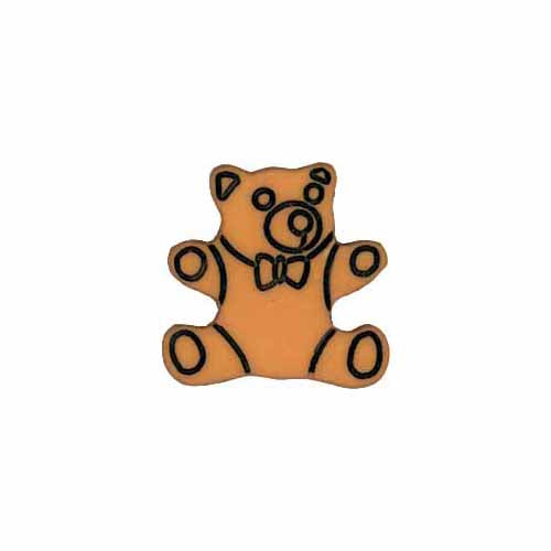 ELAN Novelty Shank Button - Light Brown - 20mm (3/4"") - Teddy Bear