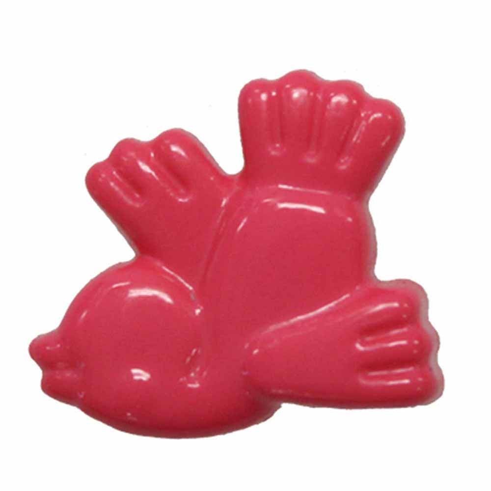 CIRQUE Novelty Shank Button – Pink – 18 mm (3/4") – Bird