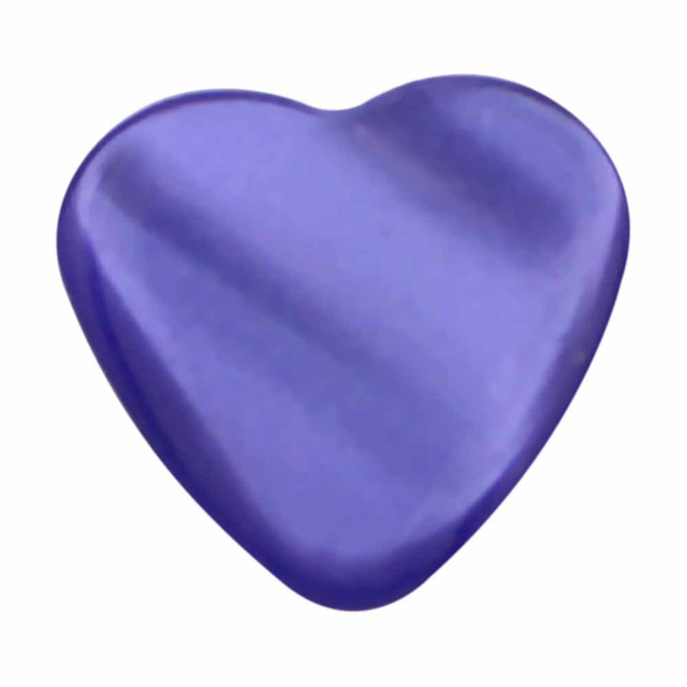 CIRQUE Novelty Shank Button – Purple – 11 mm (3/8") – Heart