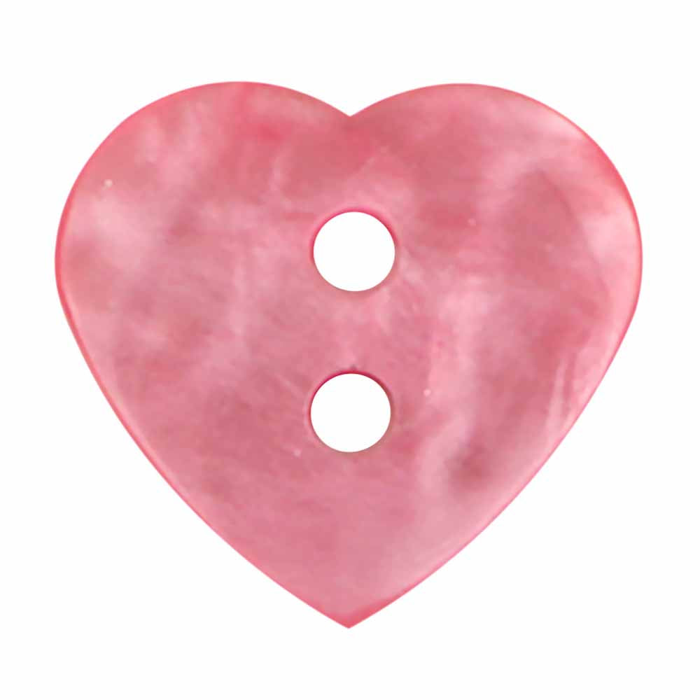 CIRQUE Novelty 2-Hole – 15 mm (5/8") – Pink – Heart