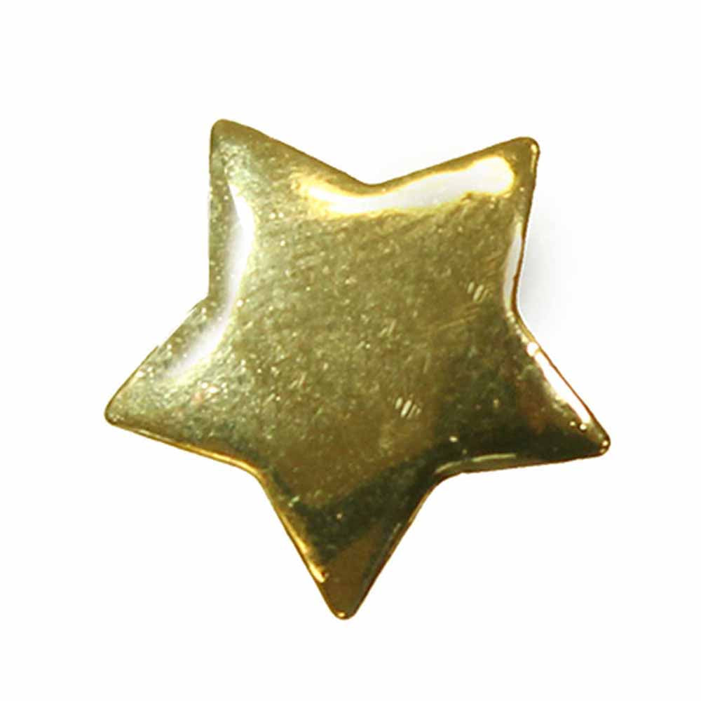 CIRQUE Novelty Shank Button – Gold – 18 mm (3/4") – Star