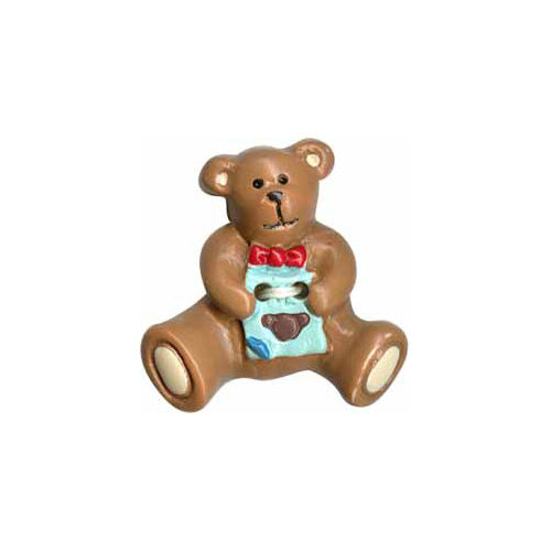 ELAN Novelty 2-Hole Button - Bear & Book - 28mm (1 1/8")