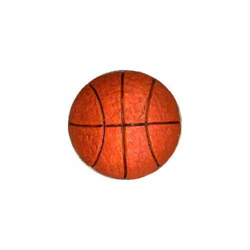 ELAN Novelty Shank Button - Basketball - 19mm (3/4")