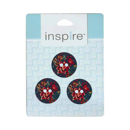 INSPIRE 2-Hole Button – 30 mm (1 1/8″) – 3 Count – Coconut