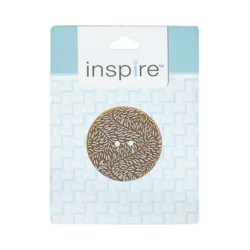 INSPIRE 2-Hole Button – 44 mm (1 3/4″) – 1 Count – Polyester