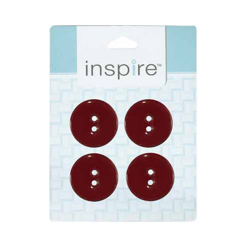 INSPIRE 2-Hole Button – 23 mm (7/8″) – 4 Count – Coconut