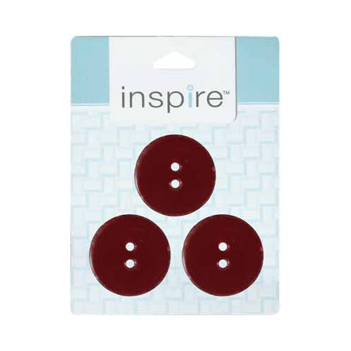 INSPIRE 2-Hole Button – 30 mm (1 1/8″) – 3 Count – Coconut