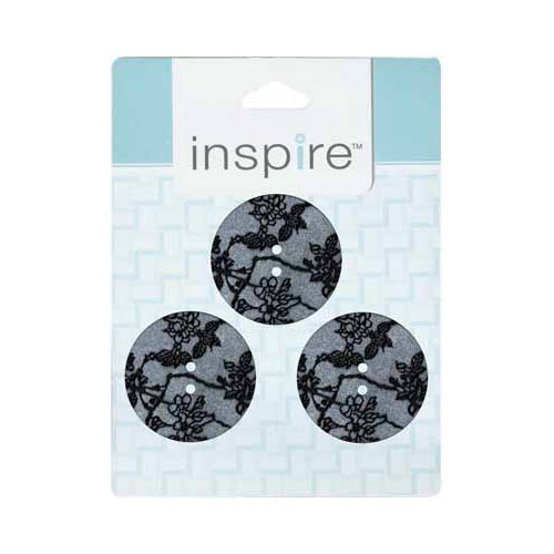 INSPIRE 2-Hole Button – 28 mm (1 1/8″) – 3 Count – Polyester