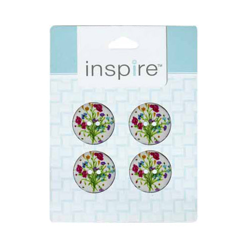 INSPIRE 2-Hole Button – 23 mm (7/8″) – 4 Count – Coconut