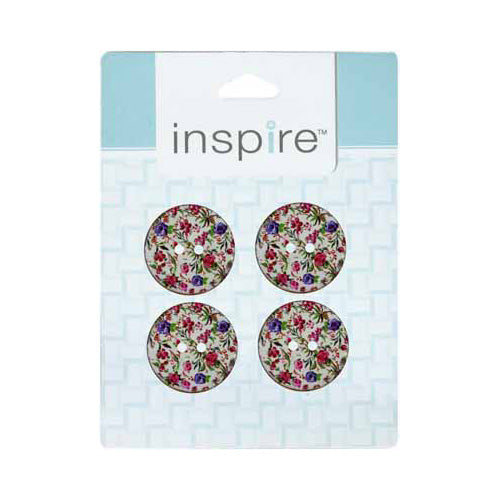 INSPIRE 2-Hole Button – 23 mm (7/8″) – 4 Count – Coconut