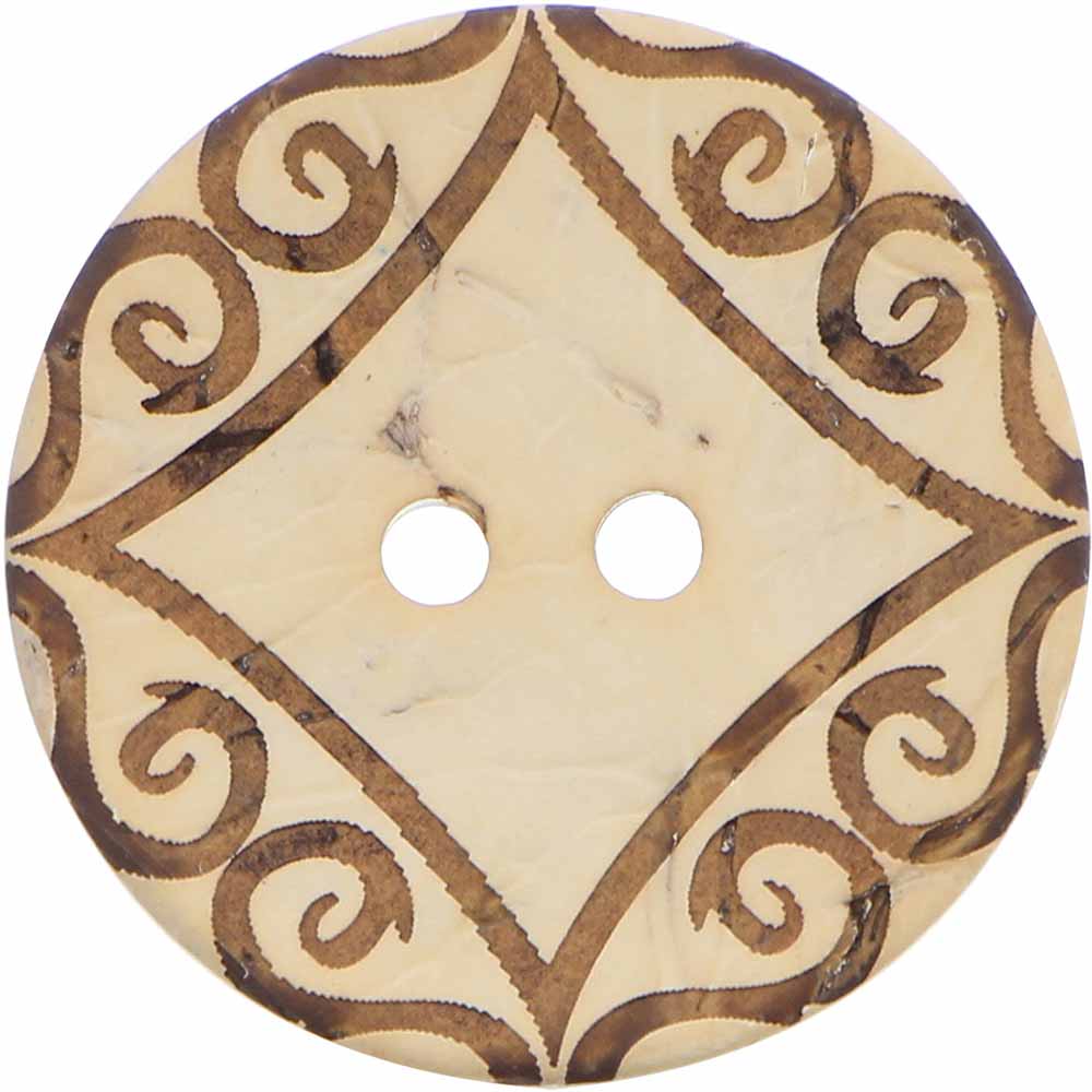 INSPIRE 2-Hole Button – 23 mm (7/8″) – 3 Pack – Coconut