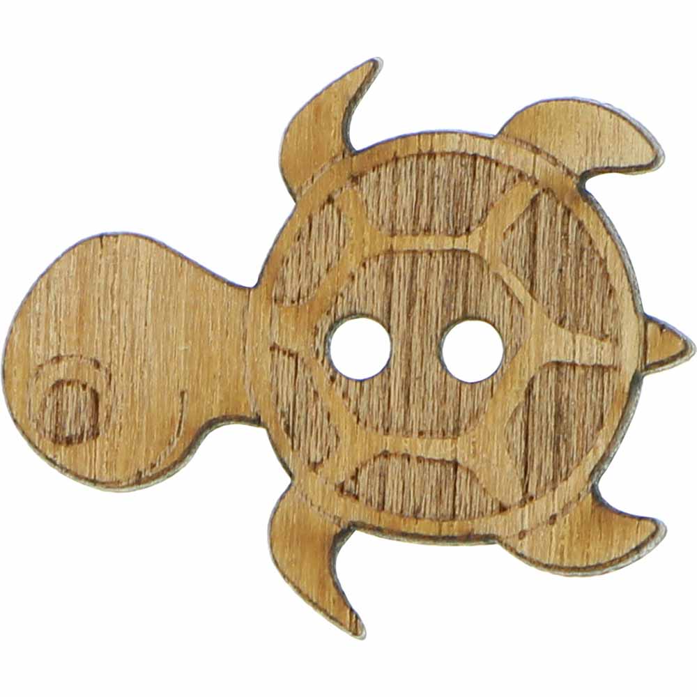 INSPIRE 2-Hole Button – 27 mm (1″) – 4 Pack – Wood