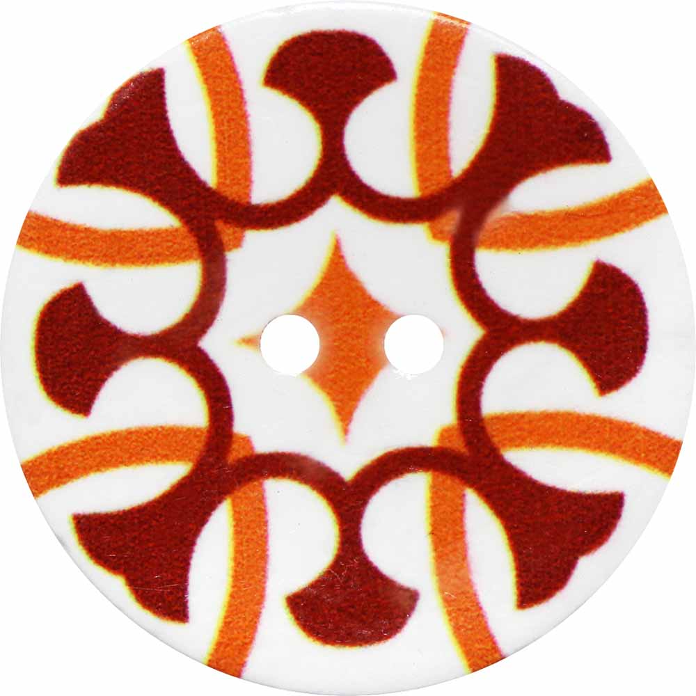 INSPIRE 2-Hole Button – 30 mm (1 1/8″) – 2 Pack – Coconut