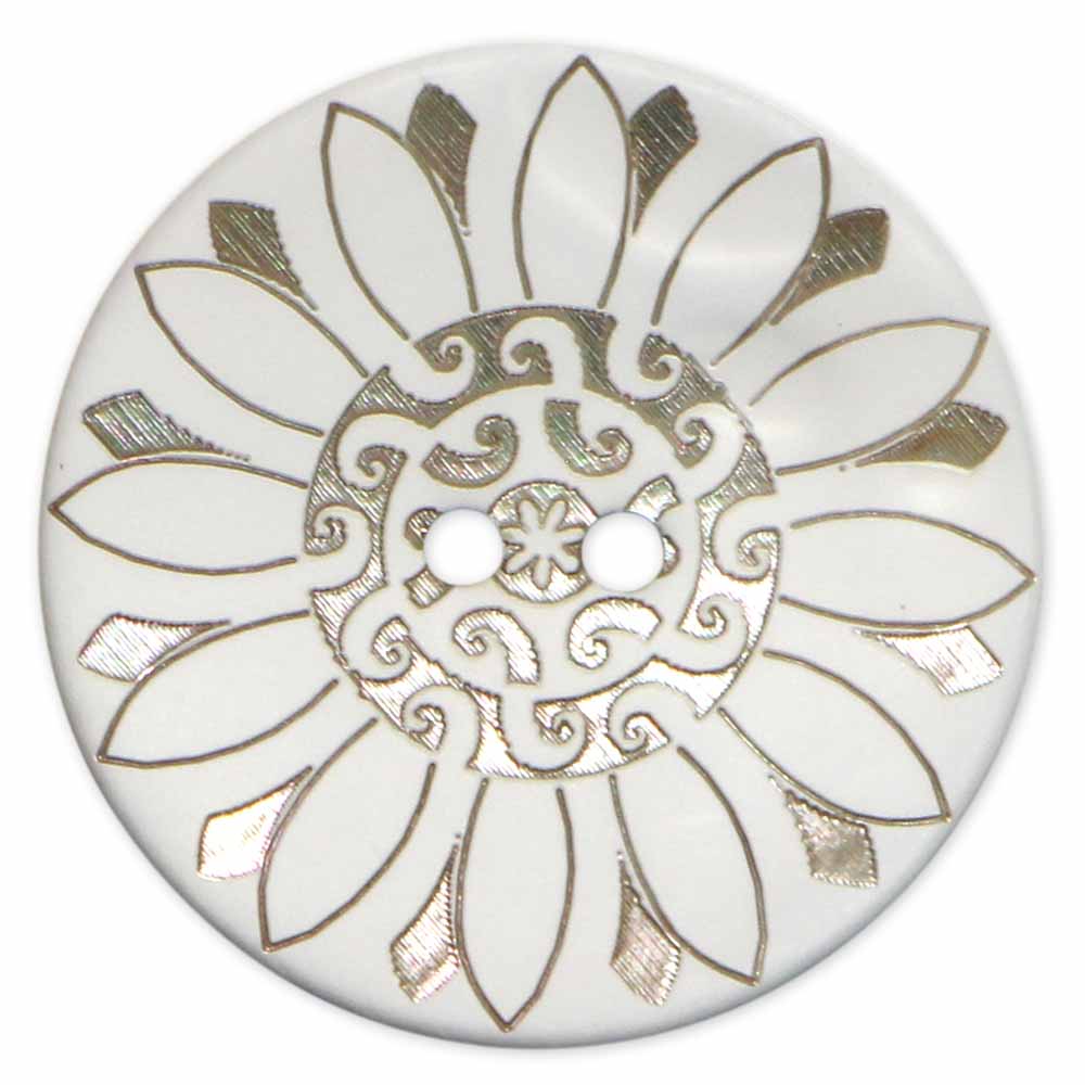 INSPIRE 2 Hole Button – 23mm (7/8") – 4 count – Akoya Shell