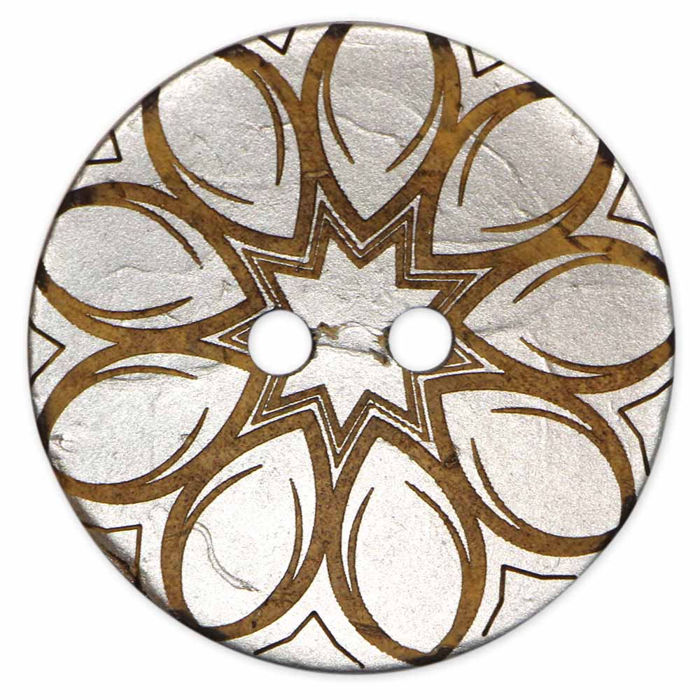 INSPIRE 2 Hole Button – 40mm (1 5/8") – 2 count – Coconut