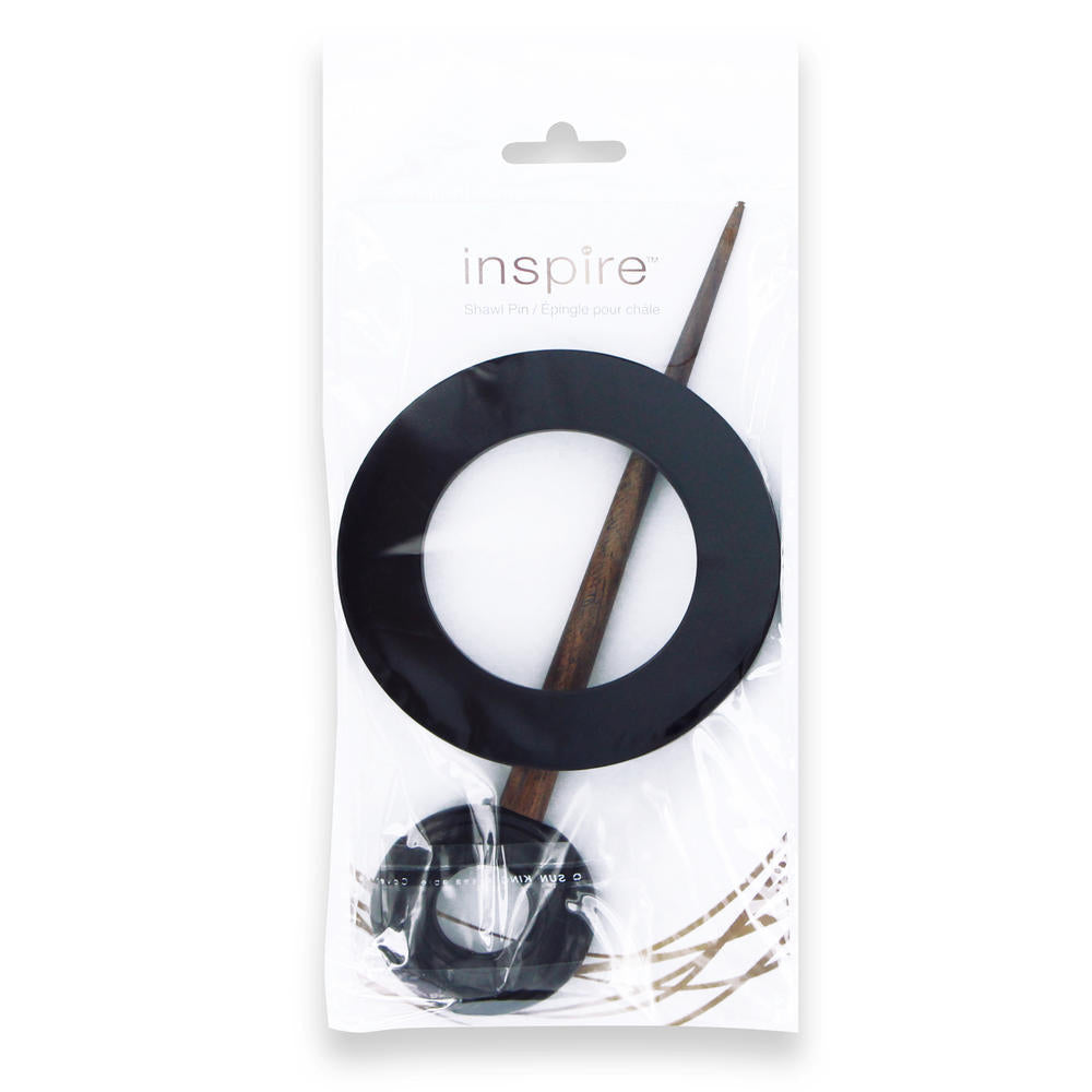 INSPIRE Shawl Pin – Round Resin – 95 mm (3 3/4″) – Resin