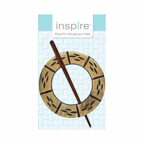 INSPIRE Shawl Pin – 78 mm (3 1/8″) – Horn