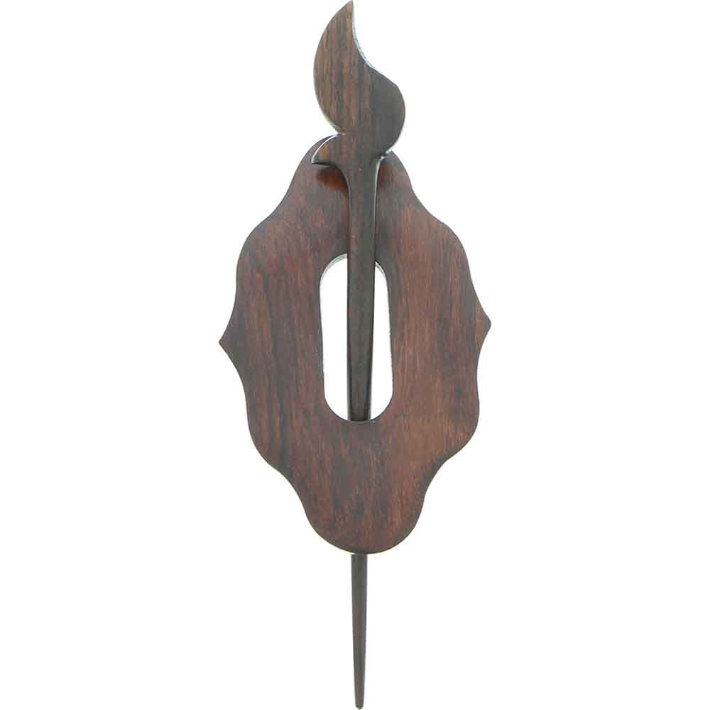 INSPIRE Shawl Pin – 90 mm (3 1/2″) – Wood
