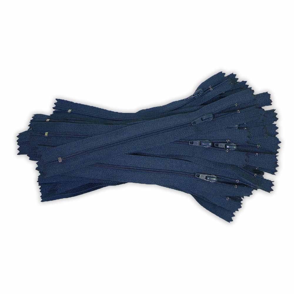 COSTUMAKERS Bulk Packed Light Weight Closed End Zipper 18cm (7 in.) - Navy