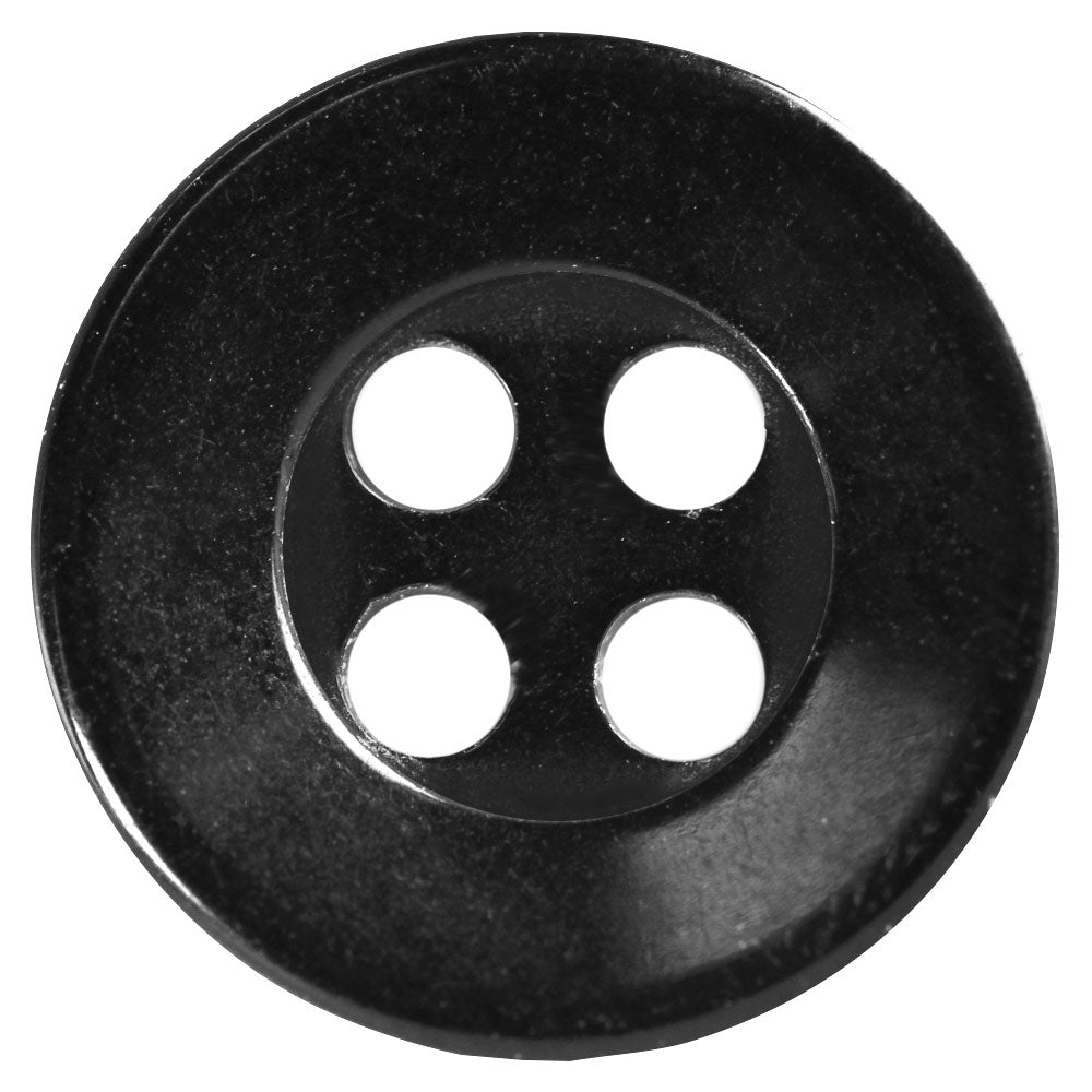 BUTTON BASICS 4‑Hole Buttons – 12 mm (1/2") – 6 pcs