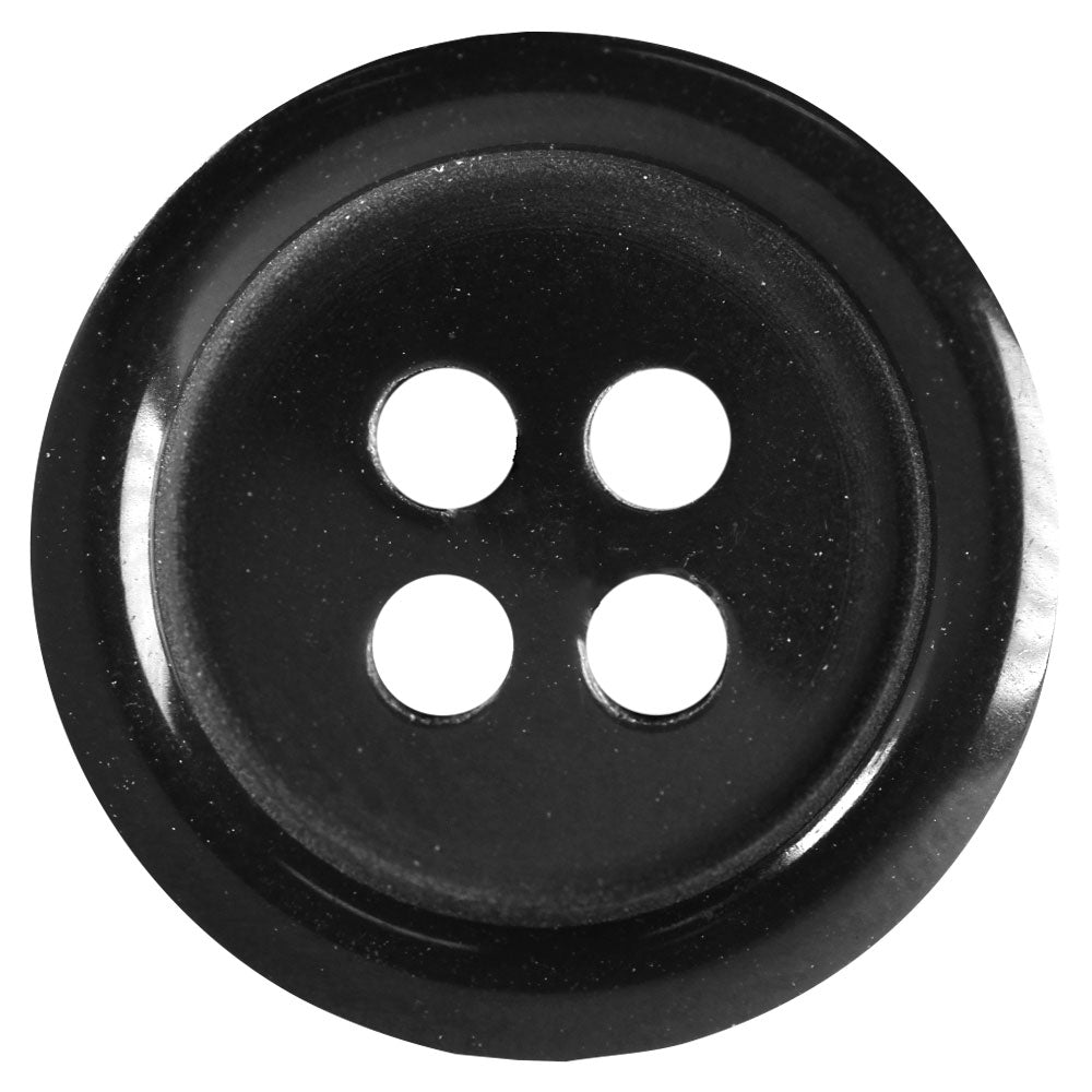 Button Basics 4‑Hole Buttons – 15 mm (5/8") – 4 pcs