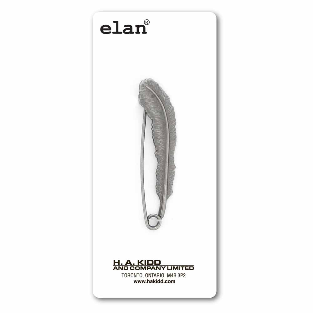 ELAN Shawl Pin - 87mm (3 3/8") - Antique Silver