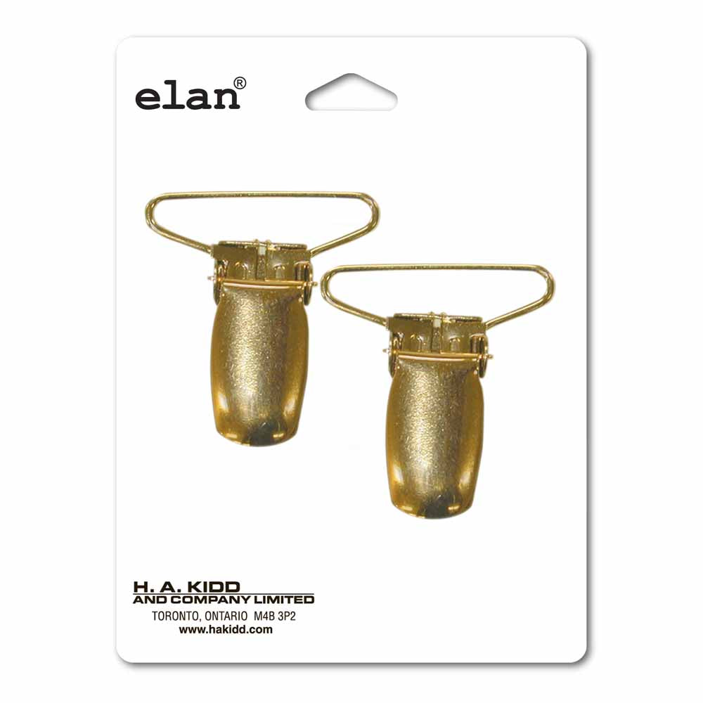 ELAN Suspender Clip - 25mm (1") - Gold