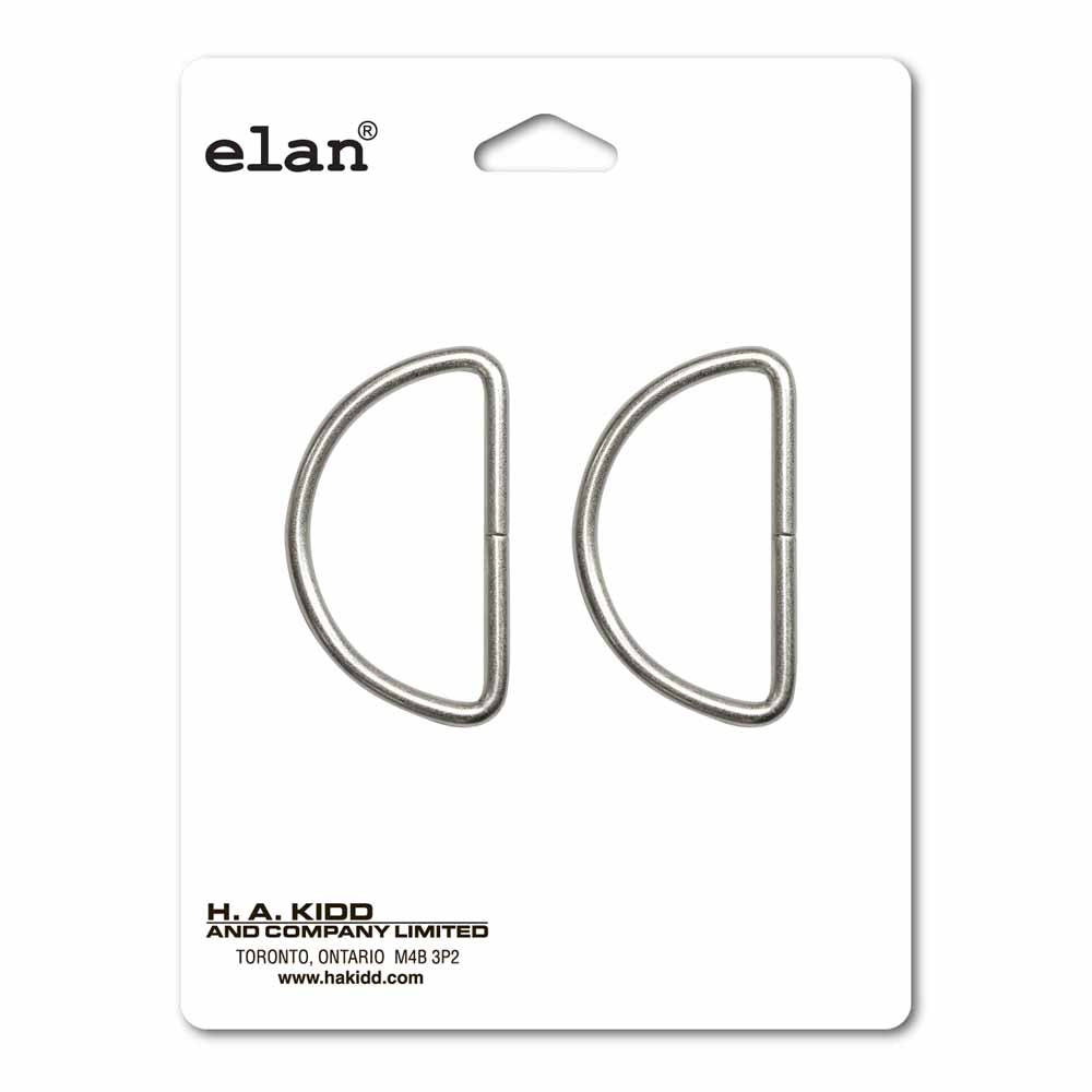 ELAN D-Ring - 38mm (1 1/2") - Silver