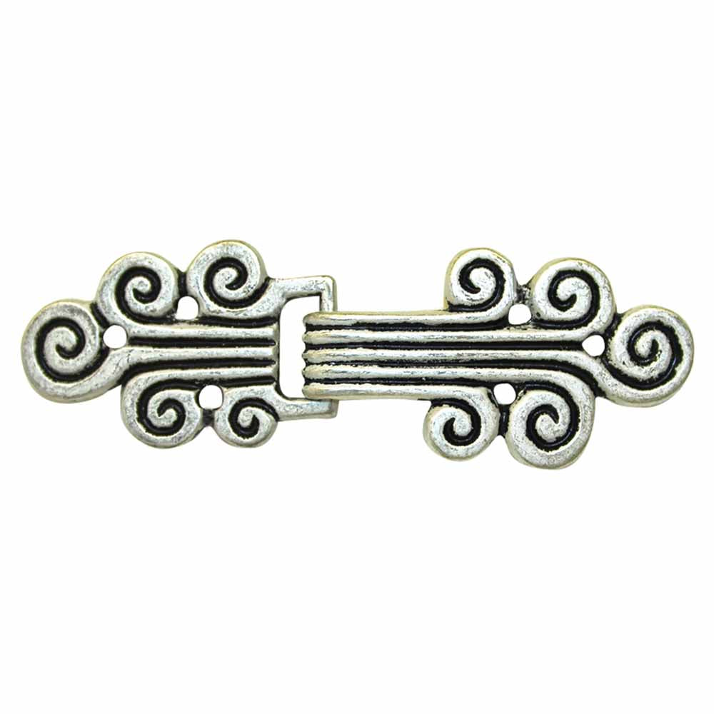 ELAN Metal Clasp - 50mm (2") - Antique Silver