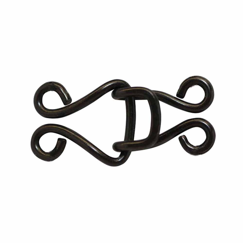 ELAN Hook & Eye — Black Steel