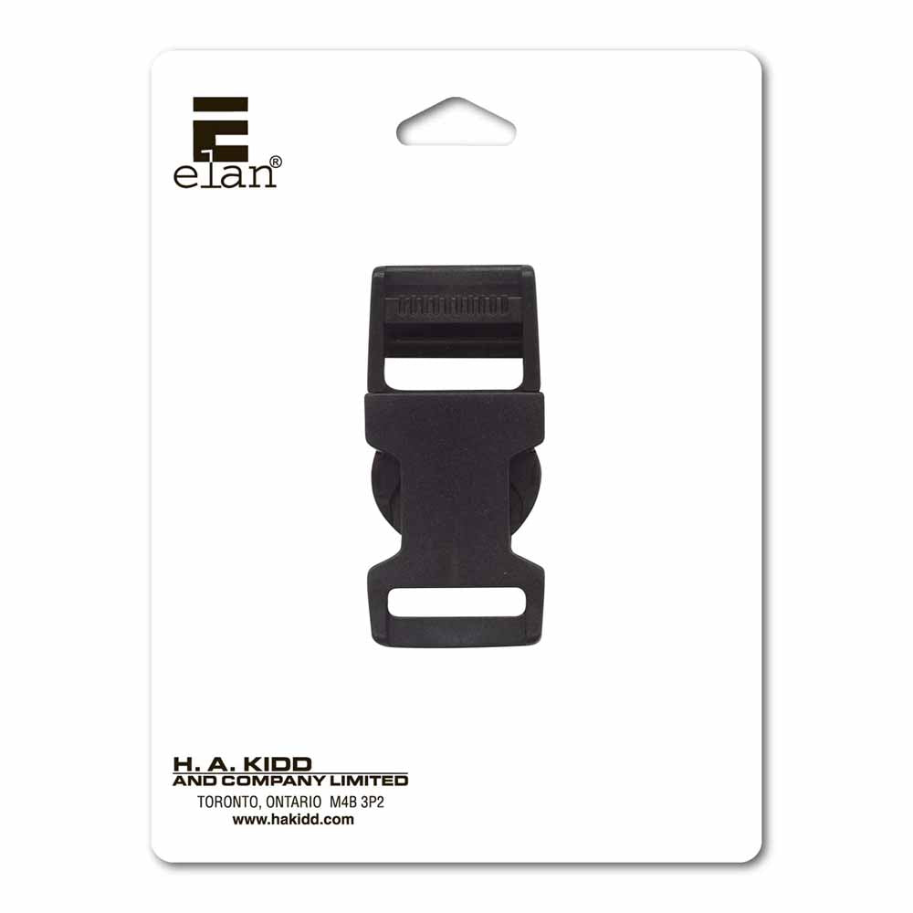 ELAN Parachute Clip - 19mm (3/4"") - Black