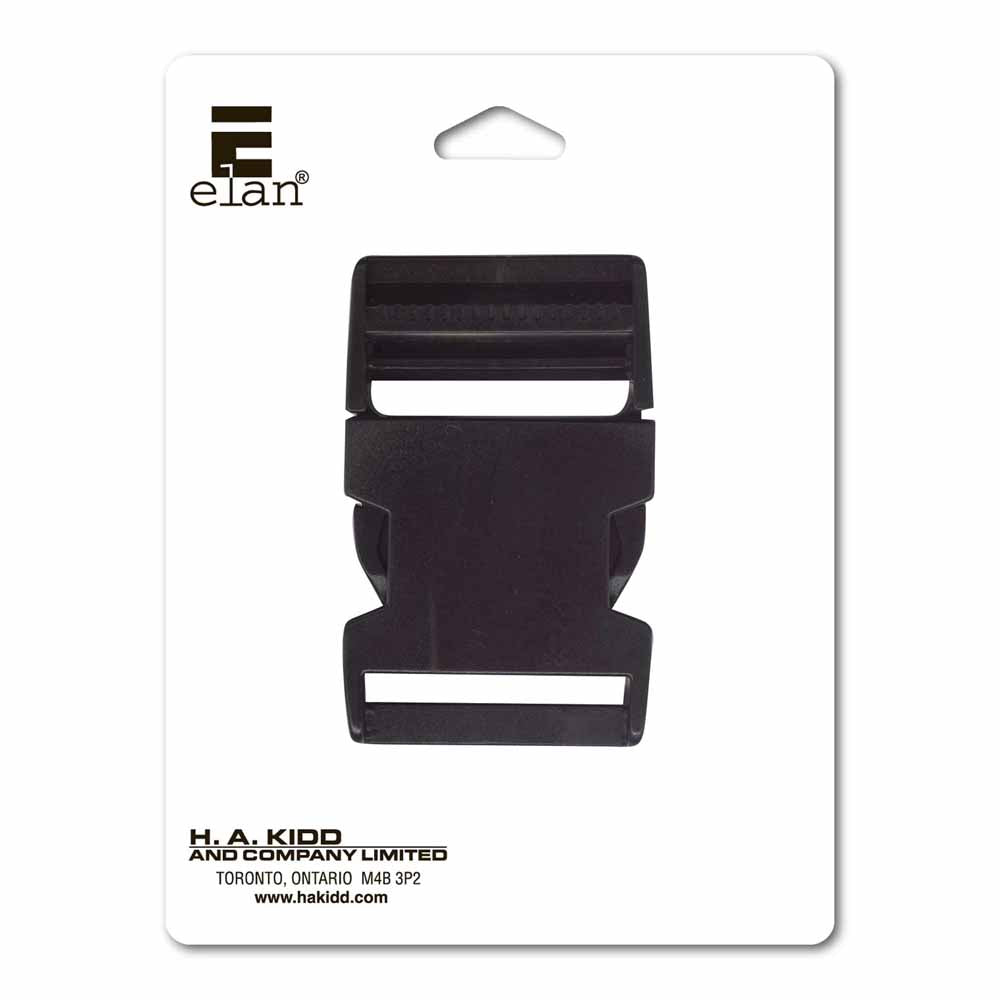 ELAN Parachute Clip - 38mm (1 1/2"") - Black