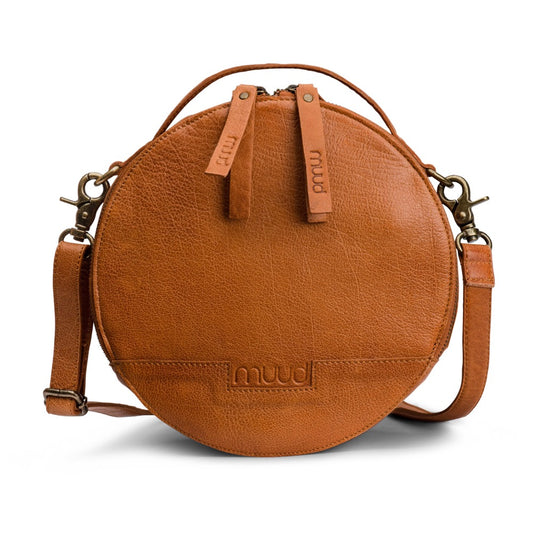 Bella Whisky - Leather crossbody bag 23cm x 8cm (9in x 3.14in)
