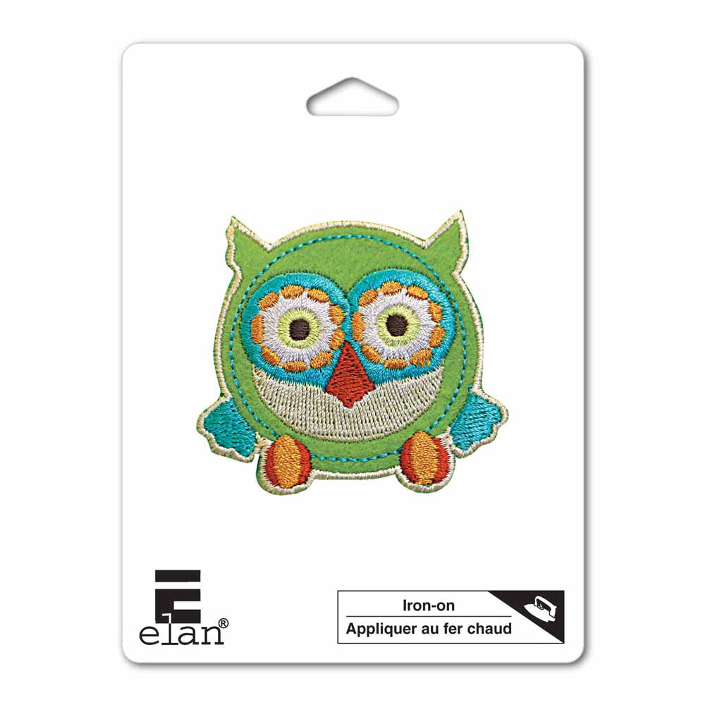 ELAN Motif - Green Owl - 60mm