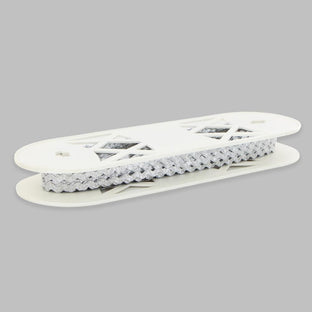 CREATIV DÉCOR silver metallic ric-rac trim, 9 mm (0.35 in.)