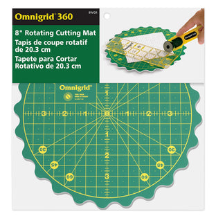 OMNIGRID 360-degree rotating self-healing cutting mat, 8 in
