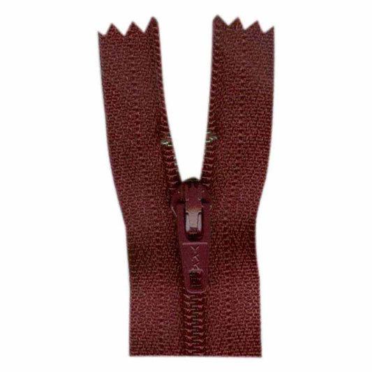 COSTUMAKERS General Purpose Closed End Zipper 18cm (7") - Bordeaux - 1700