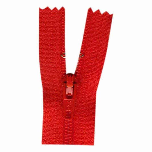 COSTUMAKERS General Purpose Closed End Zipper 18cm (7") - Atom Red - 1700