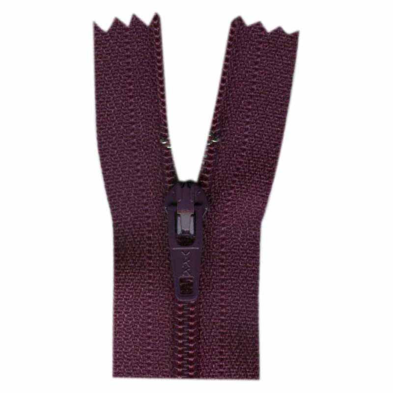 COSTUMAKERS General Purpose Closed End Zipper 18cm (7") - Aubergine - 1700