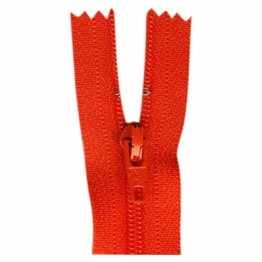 COSTUMAKERS General Purpose Closed End Zipper 18cm (7") - Bitter Red - 1700