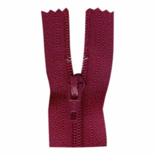 COSTUMAKERS — General Purpose Closed-End Zipper 30cm (12"") — Plum — 30 cm (12") — 1700