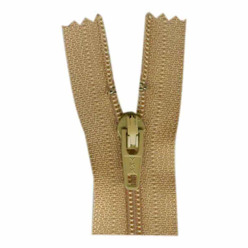 COSTUMAKERS General Purpose Closed End Zipper Closed End – 35 cm (14") – Camel – 1700