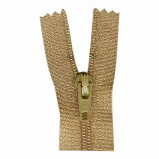 COSTUMAKERS General Purpose Closed End Zipper Closed End – 35 cm (14") – Camel – 1700