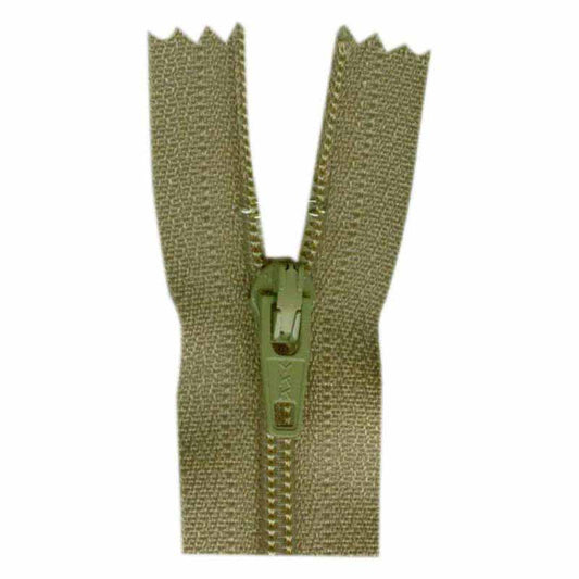 COSTUMAKERS General Purpose Closed End Zipper 50cm (20") - Khaki - 1700